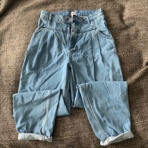 BDG pleated high waisted mom jeans